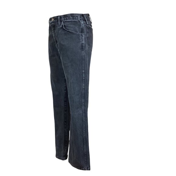 Rustler 90s VTG High Waisted Straight Leg Denim Jeans Faded Black 33x29 #315A - Picture 6 of 9